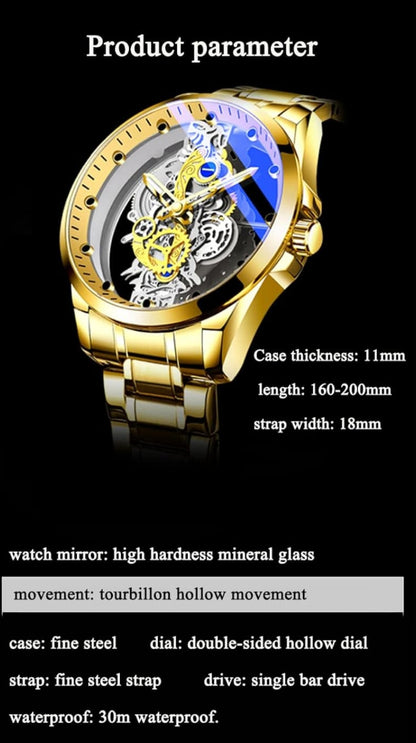 Sochco Unique Timepiece Transparent Watch for men