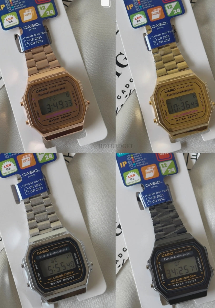 Vintage A168 Unisex (Digital Watch)