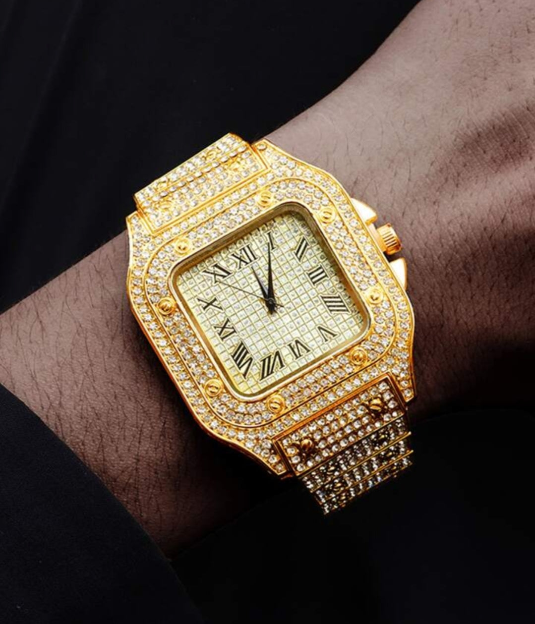 Premium luxury Square dial watch for men & women