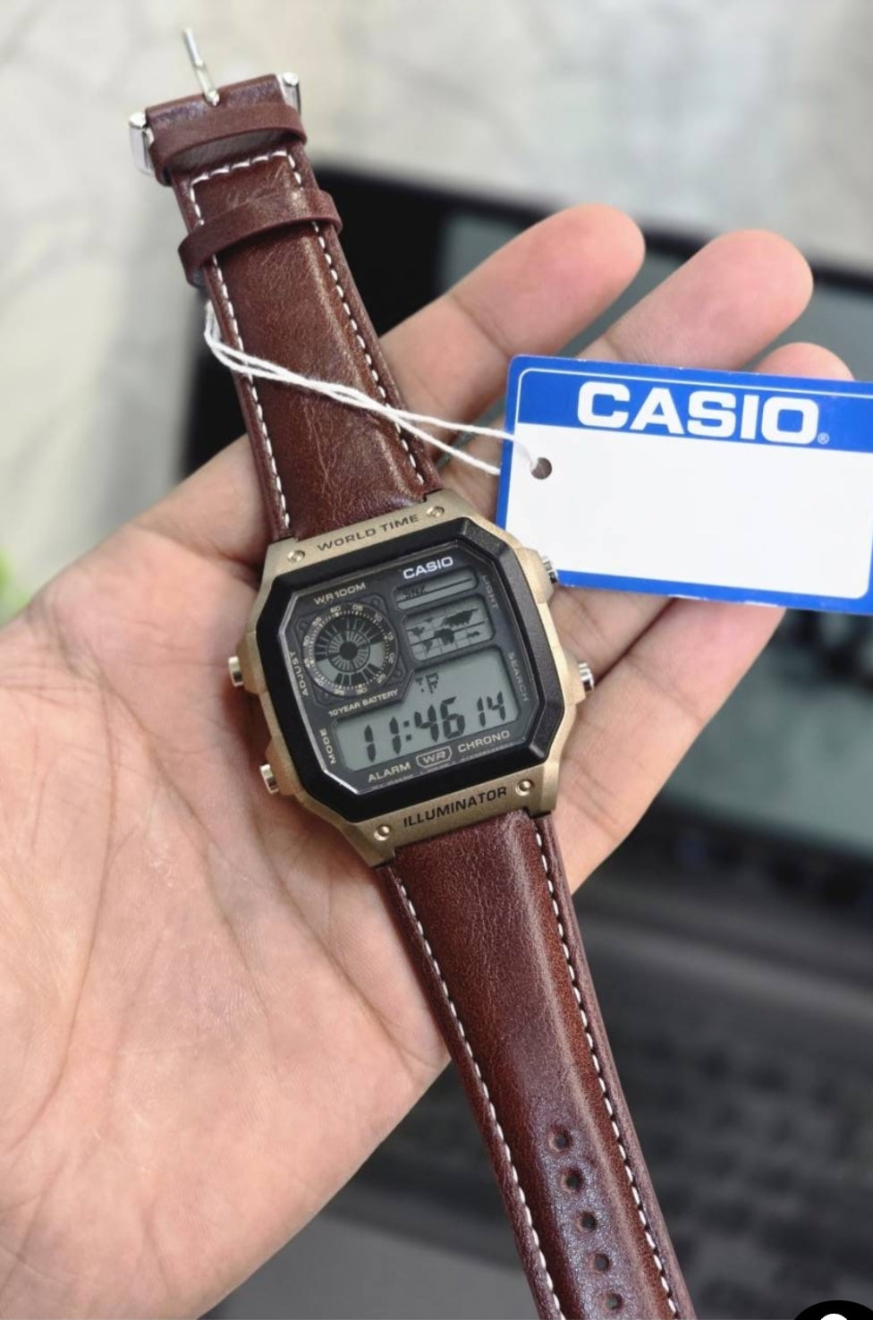CASIO AE 1200 LEATHER