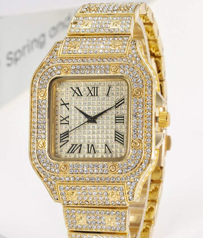 Premium luxury Square dial watch for men & women