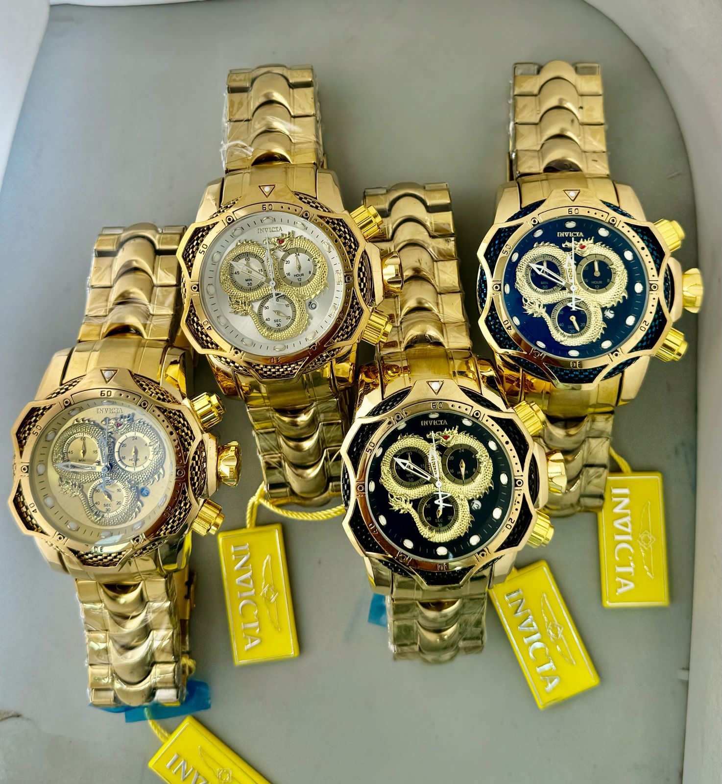 Golden Dragon Watch 💎 Diamond Edition Dubai Imported