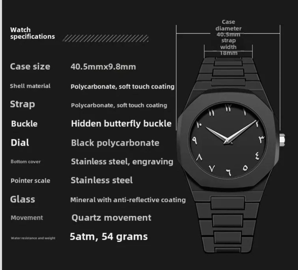 Arabic dial watch
