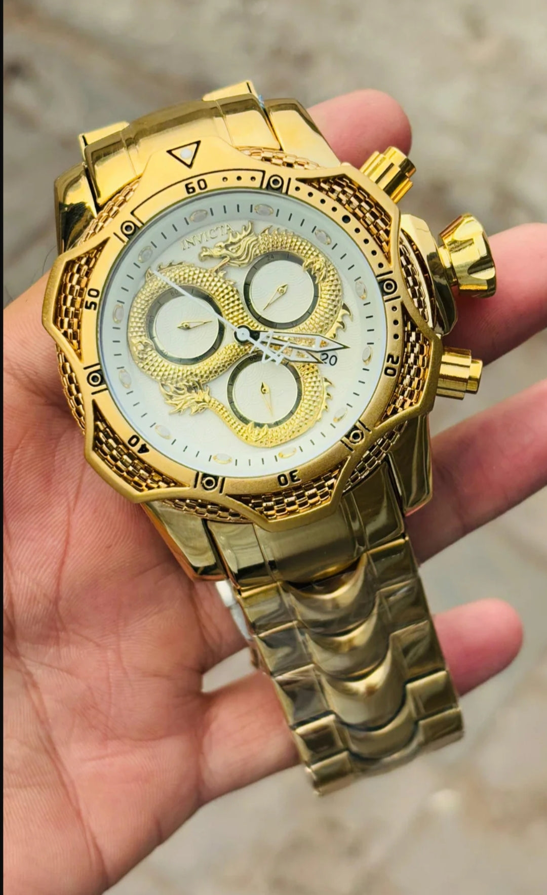 Golden Dragon Watch 💎 Diamond Edition Dubai Imported