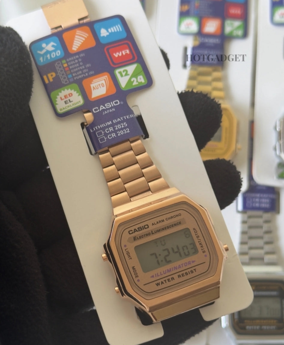 Vintage A168 Unisex (Digital Watch)