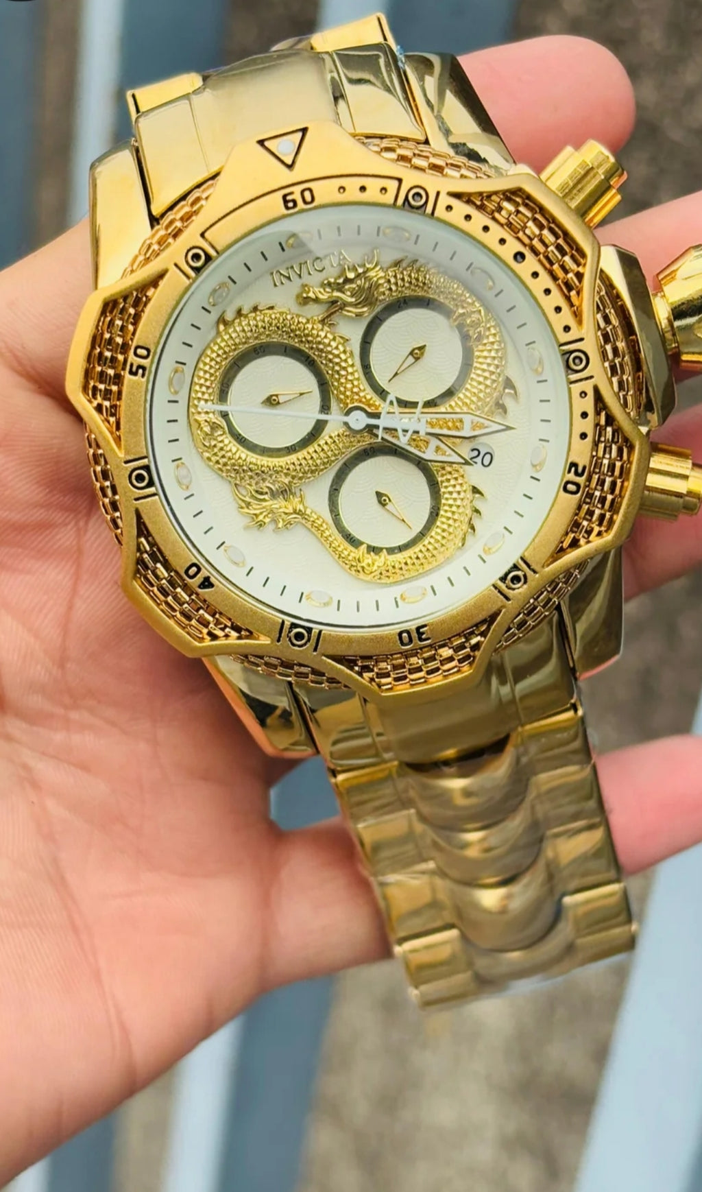 Golden Dragon Watch 💎 Diamond Edition Dubai Imported